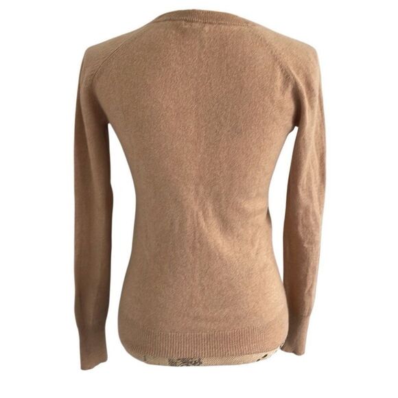 EUC! Caslon Nordstrom 100% Cashmere Crew Neck Sweater in Tan/Camel - Size Small - Picture 2 of 9